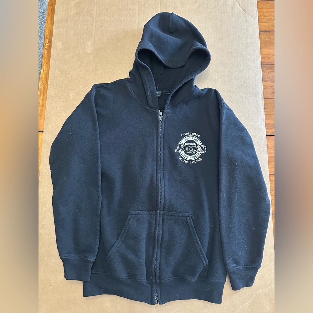 Boys Zip Up Jacket Black